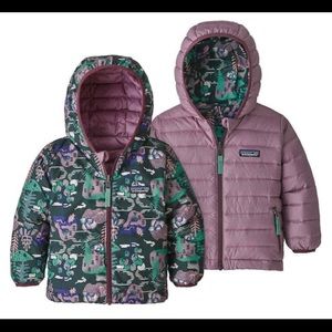 ❤️SOLD❤️Patagonia reversible hooded down jacket